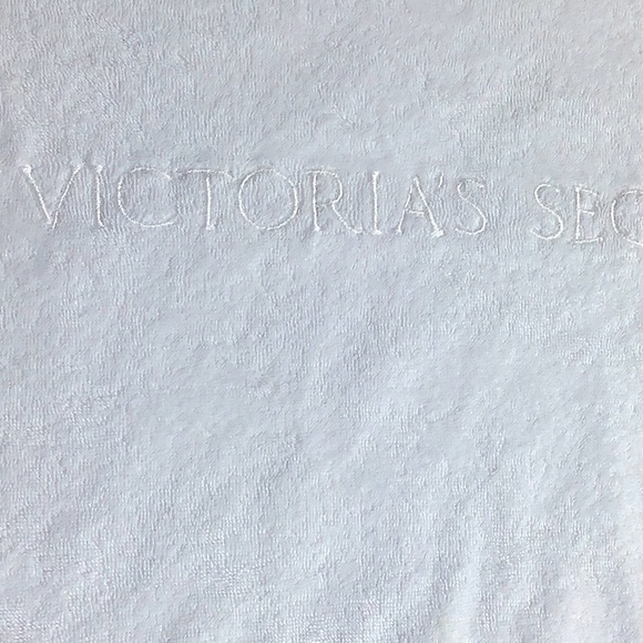 Victoria Secret Authentic Country Trademark Terry Cloth Drawstring Top Medium Sz - Picture 10 of 11